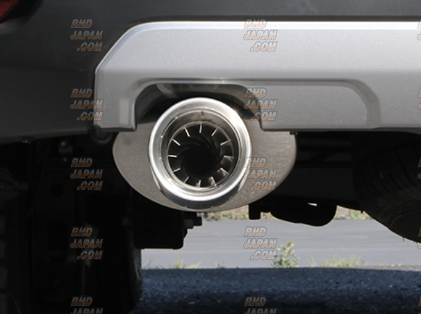 Ganador Vertex 4WD/SUV Muffler Exhaust System Single Polished Tail